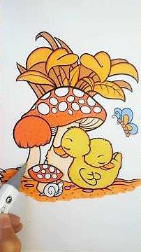 comment colorier des fleurs facilement (partie 4) #drawing