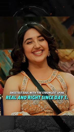 Ashnoor Kaur on Instagram: "For the first time in Bigg Boss history, we’re seeing a contestant who speaks only with purpose, stands her ground without theatrics, and refuses to cheapen herself for screen time. Ashnoor has redefined what it means to play with dignity - no shouting, no faking, no manufactured drama. Just authenticity, grace and flawless conduct from start to finish. And the love she’s receiving proves one thing: when the show is truly about personality, the loudest person doesn’t 