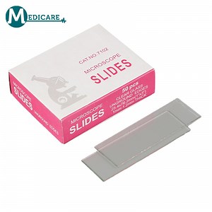[Hot Item] 50 Pieces/Box Transparent Glass Slides