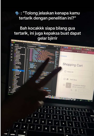 Semua kulakukan demi S.Kom, untung ada etmin Joki Proyek yang senantiasa bantu dan mentor 😘 ib : @desriaaa08 di Tiktok #sisteminformasi #informatika #coding #programmer #mahasiswait