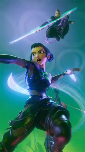 Happy World Animation Day! Here's a peek at how it's done, done, done. "With quick action, graphic shapes were created in animation and in comp to read as motion blur 'streaks.'" - Josh Beveridge, Animation Director on KPop Demon Hunters | Sony Pictures Animation