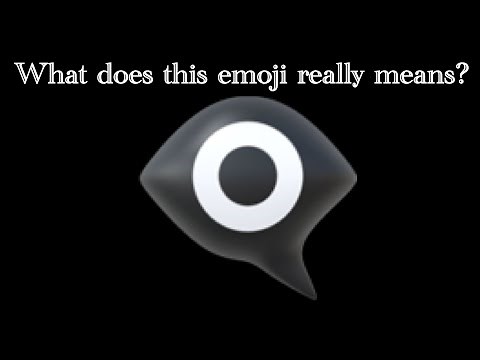 What does the Eye in Speech Bubble emoji means?