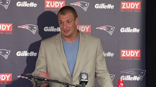 332K views · 5.9K reactions | Rob Gronkowski postgame press conference: | New England Patriots | Facebook
