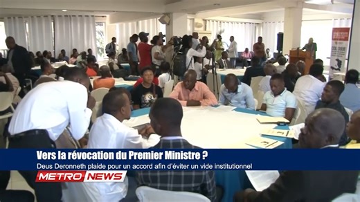 La révocation du Premier ministre est une nécessité, de l’avis de l’ancien député Déus Deronneth. Il soutient que le Conseil présidentiel de transition dispose encore du pouvoir de révoquer le chef du gouvernement, bien qu’il soit à la fin de son mandat. | Métropole Haiti
