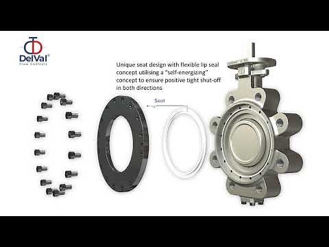 DelVal Series 44/45 - High Performance Double Offset Butterfly Valves