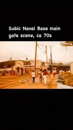AI-generated video from a Subic Naval Base main gate scene photo to Olongapo, ca 1970s (ctto) | TAGA GAPO KA BA? Olongapo and Subic Bay Memories
