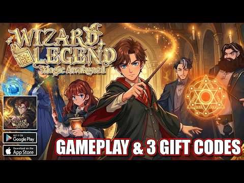 Wizard Legend: Magic Awakened | Gameplay & 3 Gift Codes | Idle RPG Android