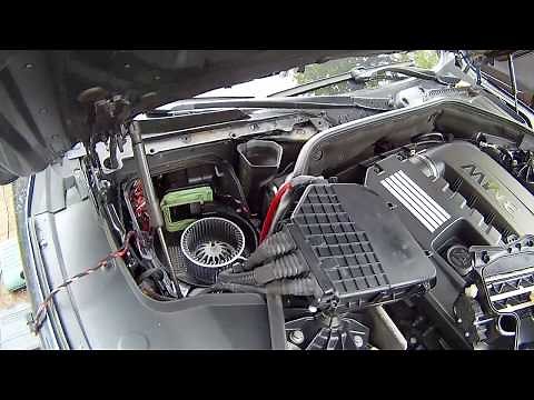 BMW F01 /F02 common blower motor NOISE and the EASY fix to DIY