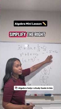 Completing the Square | Algebra Mini Lesson