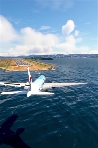 Very Hard Plane LandinG Boeing 777 200 #shortvideo