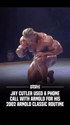 Arnold Sports Festival presented by KSM-66 on Instagram: "In 2002, Jay Cutler turned a phone call with Arnold into one of the most memorable Arnold Classic routines of all time 📞 One of the greatest physiques ever brought to Columbus. 🏆 🎟️ Click the link in our bio for tickets, the official Arnold Sports app, and the full event floor plan!"