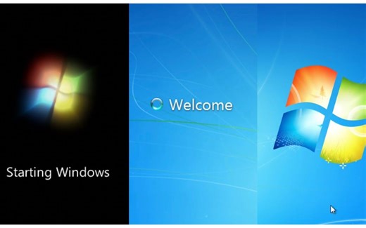 Windows 7 启动 + 登录发展史（包括测试版）