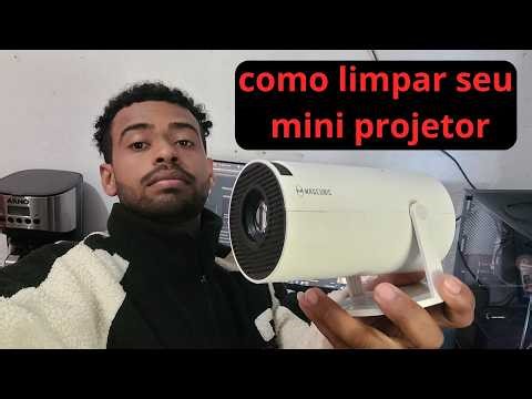 como limpar seu mini projetor hy300 em casa