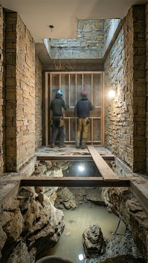 DIY & Crafts on Instagram: "Glass Floor + Cave = INSANE Wine Cellar!"