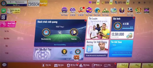 Kích Hoạt Bộ Sưu Tập Cầu Thủ Trong Football Pro VTC