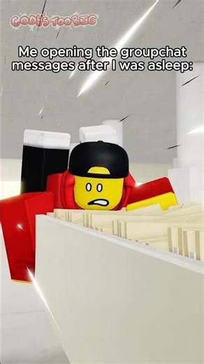 Message Overloaded #codystoobig #roblox #robloxanimation #shorts
