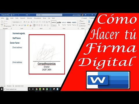 2021! Como Hacer Tu Firma Digital Automática En Word