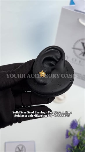 Product name: SOLID STUD EARRINGS FOR PIERCED EARS Website code: Please see image for website code e.g Earring 16 ‼️FOR PIERCED EARS ‼️ COMES AS A PAIR [FOR BOTH EARS] HIGH QUALITY STUD EARRING GREAT FOR DAILY USE NON TARNISH HYPOALLERGENIC COMES PACKED IN A BOX HOW TO ORDER: Click the link in bio to order via: – Website – Instagram – WhatsApp Please Orders are not taken via TikTok DMs. LOCATION: Based in Ojo, Lagos. No walk-in store. Pickup available on scheduled days. DELIVERY TIMEFRAME: Withi