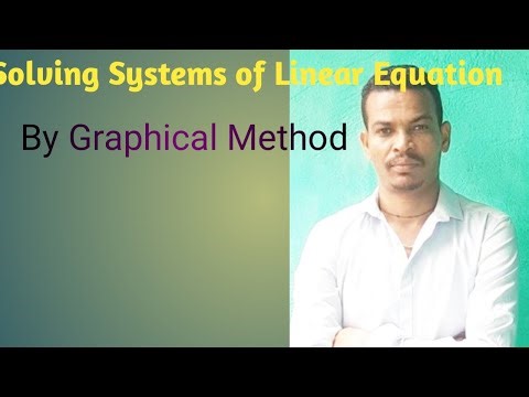 Graphical Methods of Solving Systems of Linear Equation with two Variable Unit-3 Grade-9