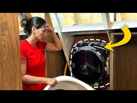 The PRICE of LUXURY ⛵️ Ep45 – Washing Machine Install - Sailboat Restoration Project