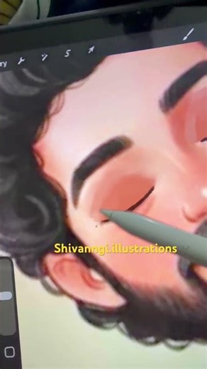 Smudging and blending color in procreate