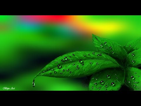 Waterdrops Drawing on Ms Paint | Ms Paint Drawing | paint in computer | How to draw in Ms Paint