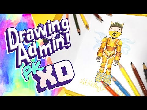 HOW TO DRAW ‪@AdminPKXD‬ OF ‪@PKXDUniverse‬ !