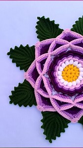 11K views · 187 reactions | Vuelta 4 del tutorial: VIDEO COMPLETO Como tejer la FLOR N° 54 a crochet en 3D paso a paso en colores violetas #crochet #ganchilloterapia #ganchilleando #aprendercrochet #pasoapasocrochet | Tejidos a crochet Milagros y Olga Huaman | Facebook