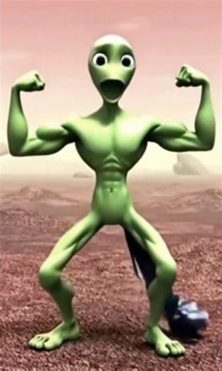 🔥 Neon Alien DANCE 💫 | RGB Beat Challenge 2025 #shortsfeed #shorts #sad