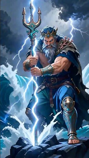 Poseidon Turned the Sea Into Odysseus’ Prison #greekmythology #odysseus