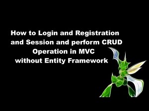 Complete login and registration system in ASP.NET MVC application | How to create login in Mvc