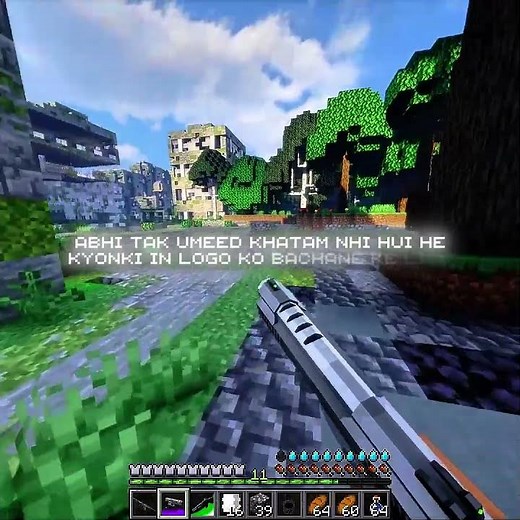 Minecraft Zombie Apocalypse #minecraft #mctutorial #minecraftpe