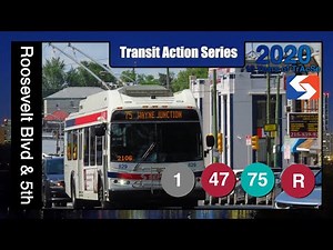 North Philadelphia, PA: Roosevelt Boulevard and 5th St - SEPTA TrAcSe 2020