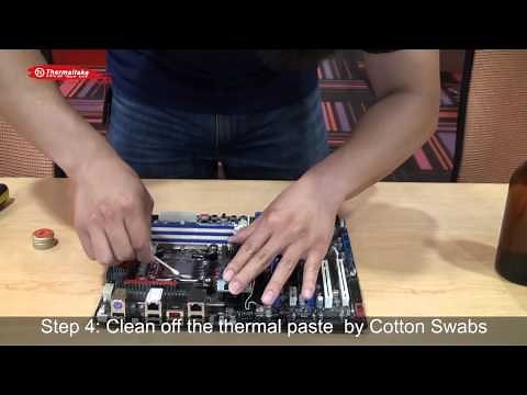 Tt Guru - How to Clean off Thermal Paste from CPU and Heatsink