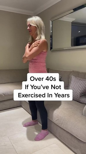 1.7M views · 19K reactions | Perfect at home routine for beginners! #fitness #weightloss #loseweight #over40 #beginner #beginnerworkout #homeworkout #exercise | Petra Genco | Facebook