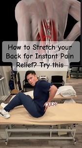 How to Stretch your Low Back for Instant Pain Relief? Try this. #lowbackpain #backpainrelief #PhysicalTherapy #sciaticarelief #HomeWorkout #stretching Doc Jun | Jun Reyes