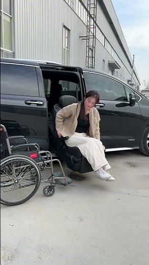 A welfare seat that allows people with mobility impairments to easily get in and out of the car