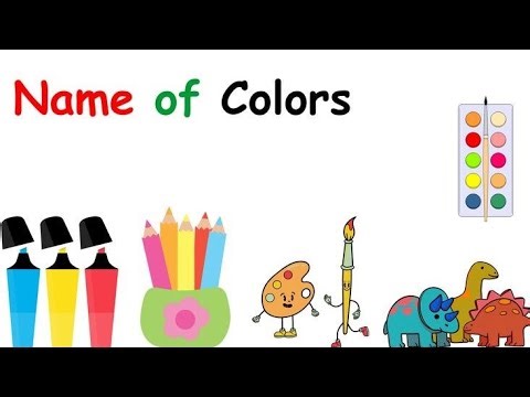 colours name in english |colours name for kids |pre school vedio for kids