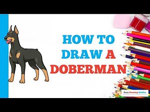 How to Draw a Doberman: Easy Step by Step Drawing Tutorial for Beginners