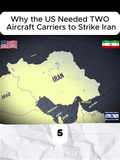 Part 5 Why the US Needed TWO Aircraft Carriers to Strike Iran #aitelly #usa #iran #israel #foryoupage #fyp