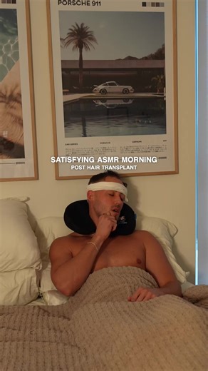 Doing everything but leaving the apartment #asmr #routine #hairtransplant