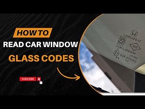 Decoding Car Window Codes Like a PRO!