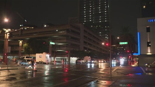 RAINFALL TOTALS: Glendale reported more than 1 inch of rain Thursday night