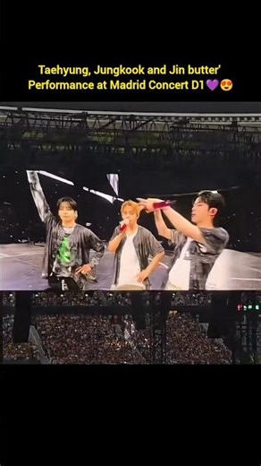 BTS BUTTER' MV Performance at Madrid Concert D1💜🔥