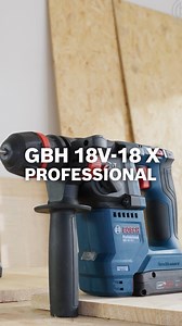 646 reactions | Drilling freedom has a new name: the new GBH 18V-18 X...