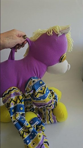 Tiger Vintage Horse Plush Toy Silly Filly Sounds Movement Activated 90s