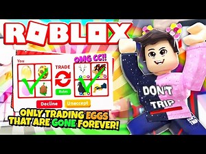 I ONLY Traded RARE EGGS That Are GONE FOREVER in Adopt Me! (Roblox)