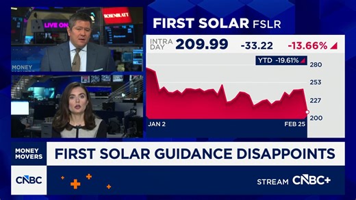 First Solar guidance disappoints