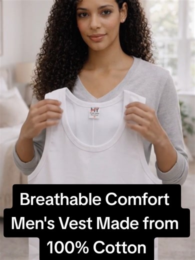 Breathable Comfort Men'sVest: Made from 100% cotton fabric that absorbs sweat and keeps you cool. Durable Quality: Soft stretch fabric that maintains shape after washing Great Fit: Regular fit ensures comfort for everyday wear Machine Washable: Easy care with machine wash and durable fabric for long-lasting use Multi-Pack Value: Available in 3 Pack, 6 Pack, or 12 Pack to suit different needs. #Men #Menwear #Vest #tiktokshop #foryoupage❤️❤️