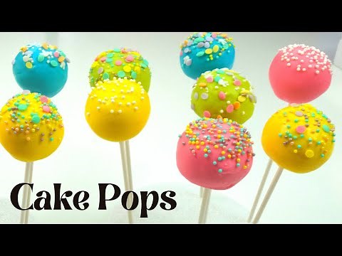 Best Cake Pops Recipe | How to Make Cake Pops | Birthday Cake Ideas